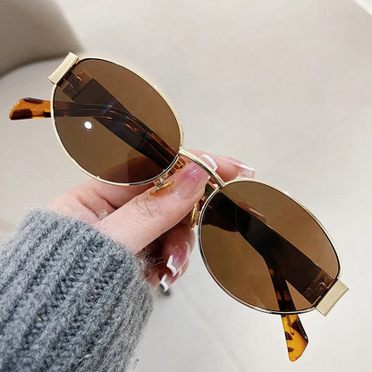 Fashion Oval Retro Trend Sunglasses For Women