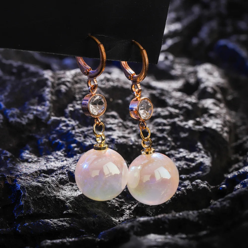 New Trend Minimalist Pearl Long Earrings