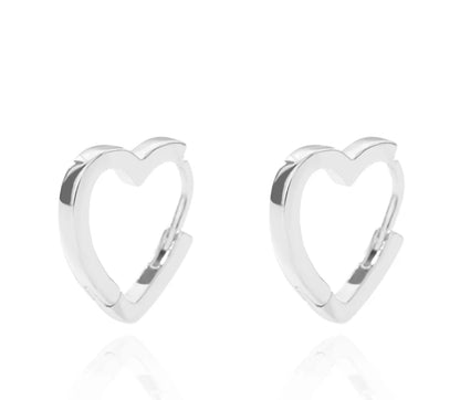 Stainless Steel Star Hoop Earrings For Women