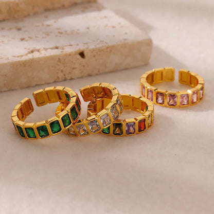 Colorful Cubic Boho Ring For Women