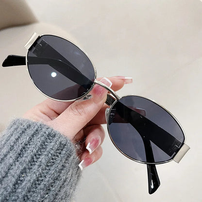 Fashion Oval Retro Trend Sunglasses For Women