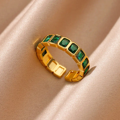 Colorful Cubic Boho Ring For Women