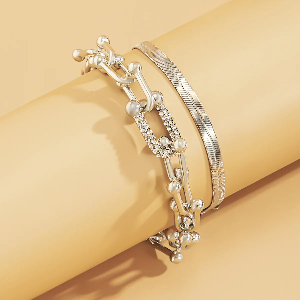 Trendy Metal Bangle Bracelets For Women