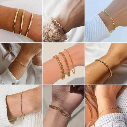 Minimalist Bracelets Stainless Steel For Women