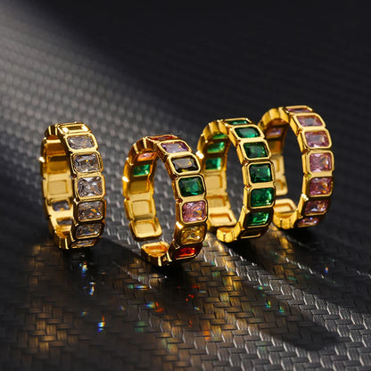 Colorful Cubic Boho Ring For Women