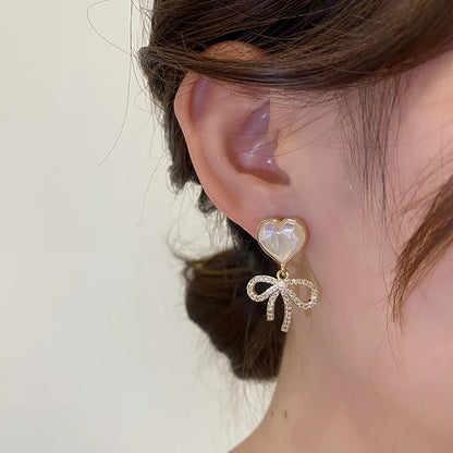 New Trend Minimalist Pearl Long Earrings