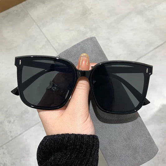 Square Vintage Oversized Sunglasses For Women